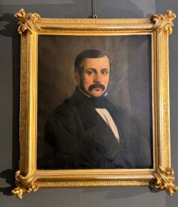 Oil painting on canvas - male portrait